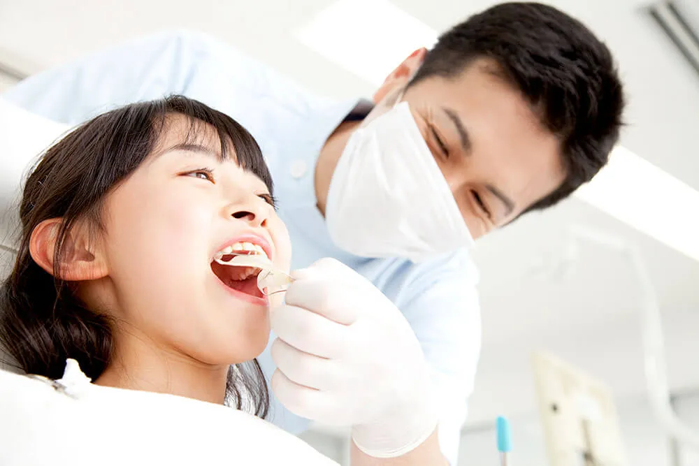 お子さまの歯並びとかみ合わせのチェック